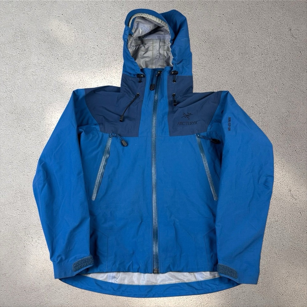 Vintage Arc'teryx Beta AR Jacket Womens Small Petite Blue Hooded Gore Tex XCR